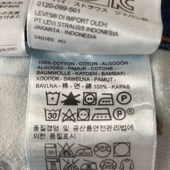 EUC Levi’s 505 Straight Leg Classic Fit Medium Wash Jeans -Size 30x30 - Picture 6 of 7